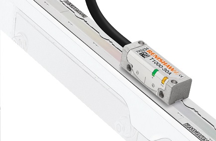 Encoder TONiC with scale RTLC in FASTRACK guides and with self-adhesive scale RTLC-S