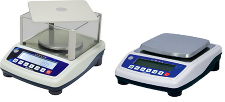 Laboratory scales Balance CBA for 150 g, 300 g and 600 g (with a cap) and 1500 g, 3000 g and 6000 g (without a cap).