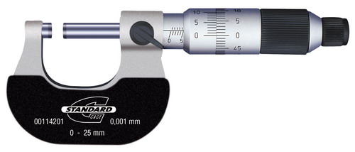 Микрометры с аналоговым отсчетом STANDARD GAGE (с нониусом без паралакса)