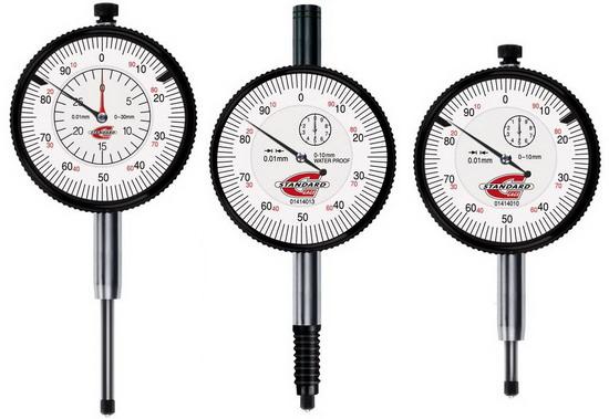 Индикаторы часового типа STANDARD GAGE (диаметр 58 мм, цена деления 0,01)