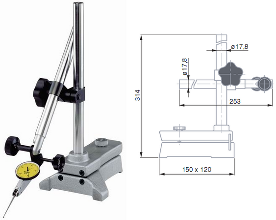 Measuring tripod INTERAPID (type 01639004)