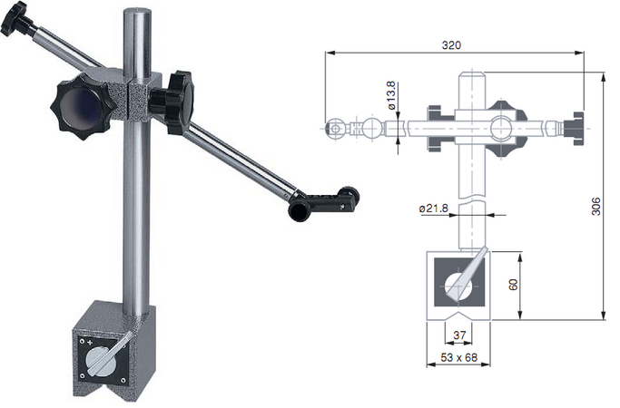 INTERAPID magnetic tripod (Type 01639019)