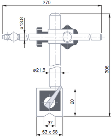 INTERAPID magnetic tripod (Type 01639018)