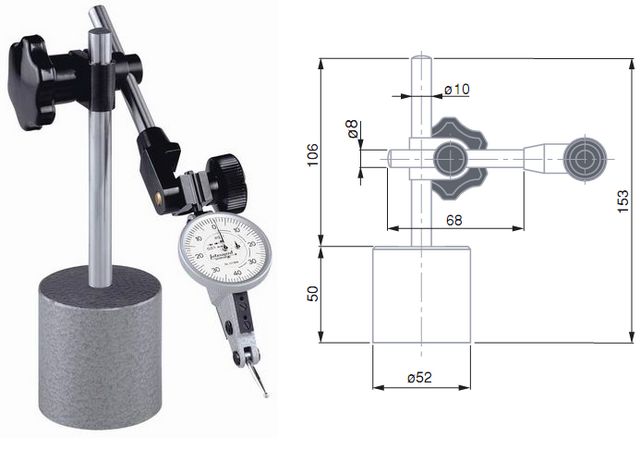 INTERAPID small magnetic tripod  UJ 15 G (Type 01639016)