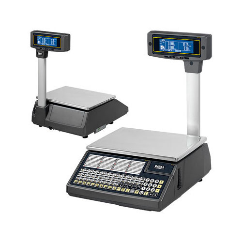 Scales with label printing Dibal W-025 with a rack