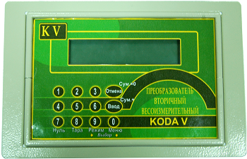 Weighing terminal KODA V